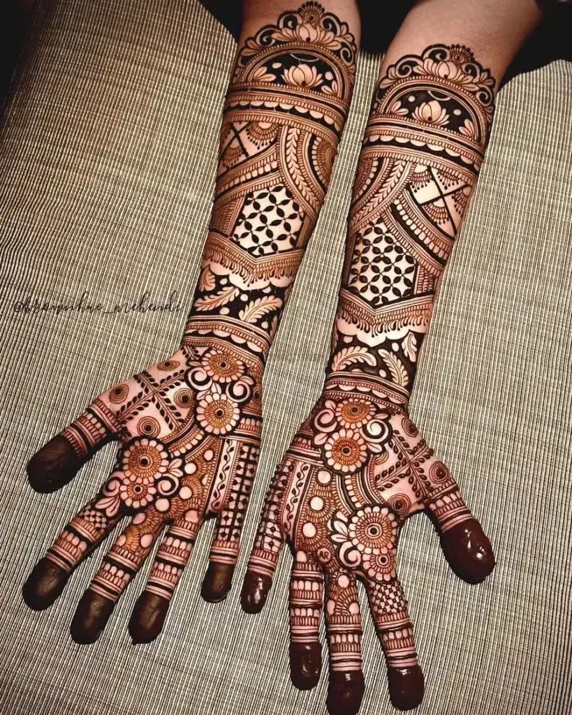 Full Hand Mehndi Design