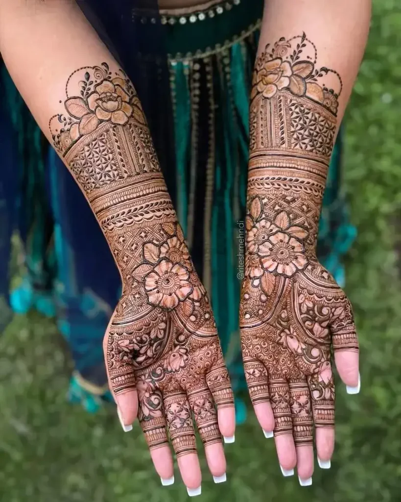 Full Hand Mehndi Design