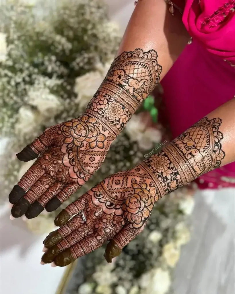 Full Hand Mehndi Design