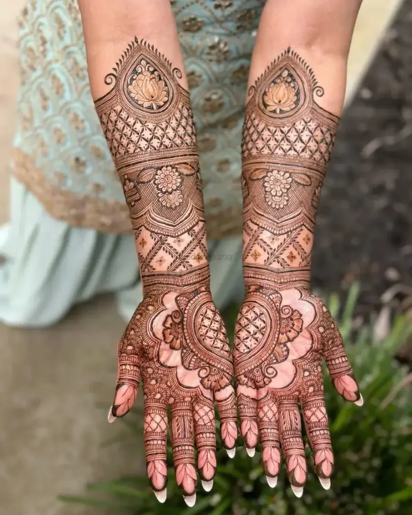 Full Hand Mehndi Design