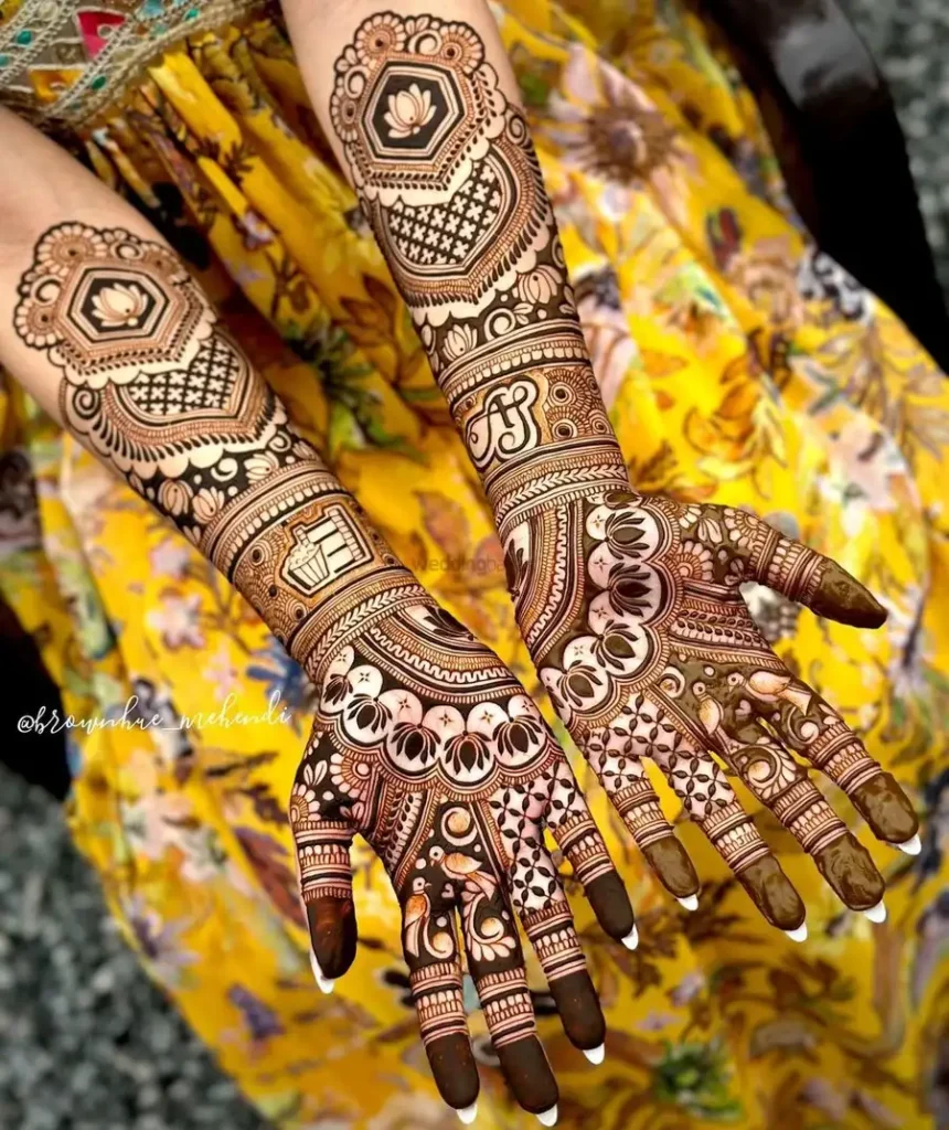 Full Hand Mehndi Design