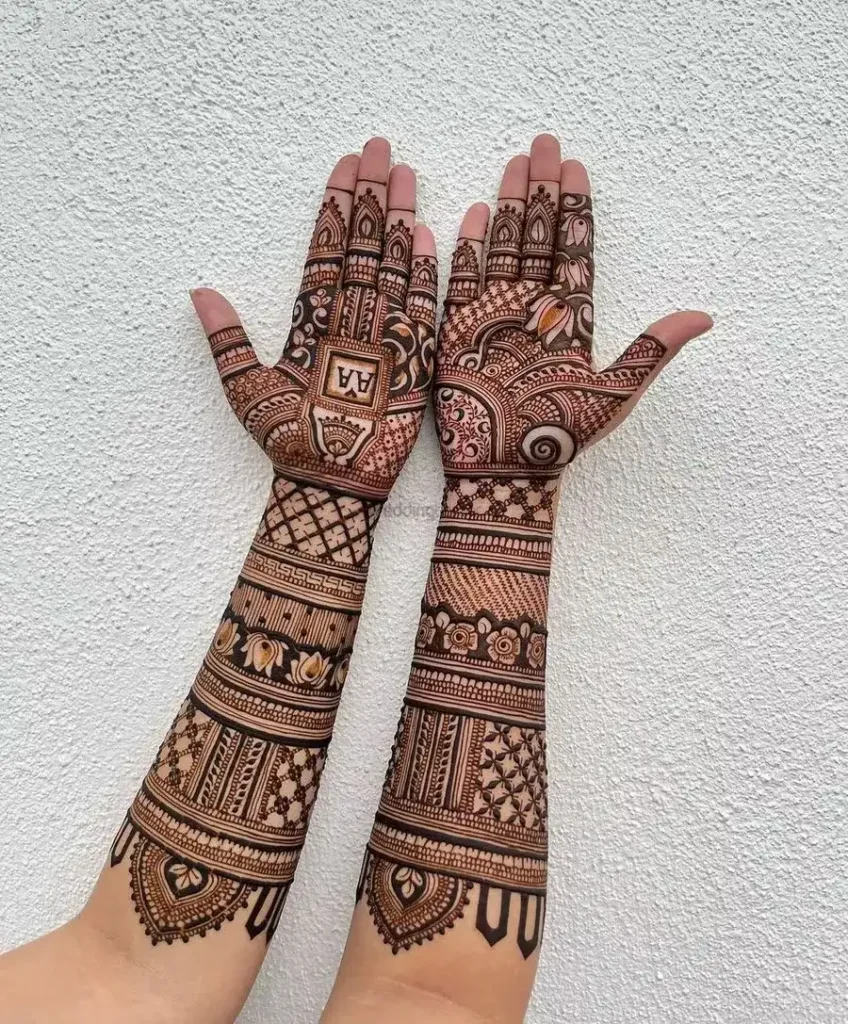 Full Hand Mehndi Design