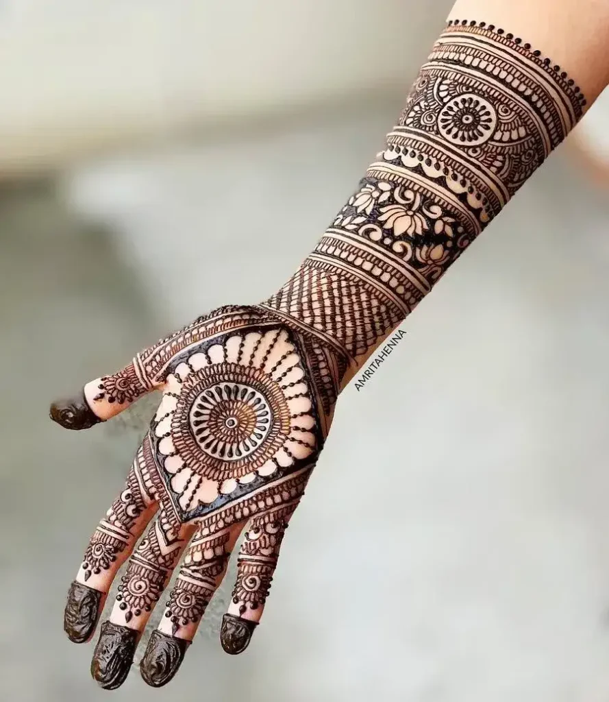 Full Hand Mehndi Design