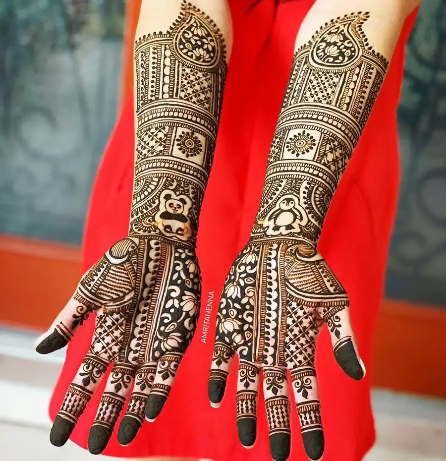 Full Hand Mehndi Design