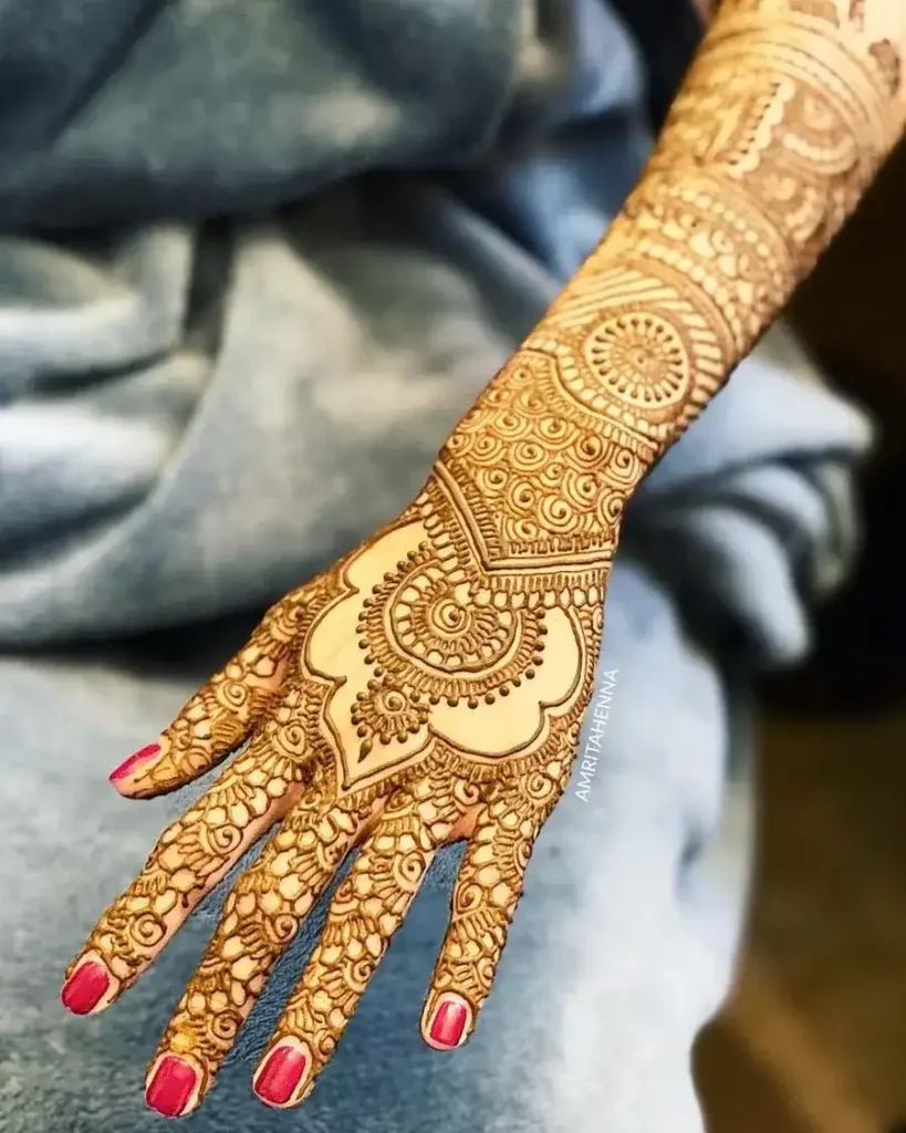 Full Hand Mehndi Design