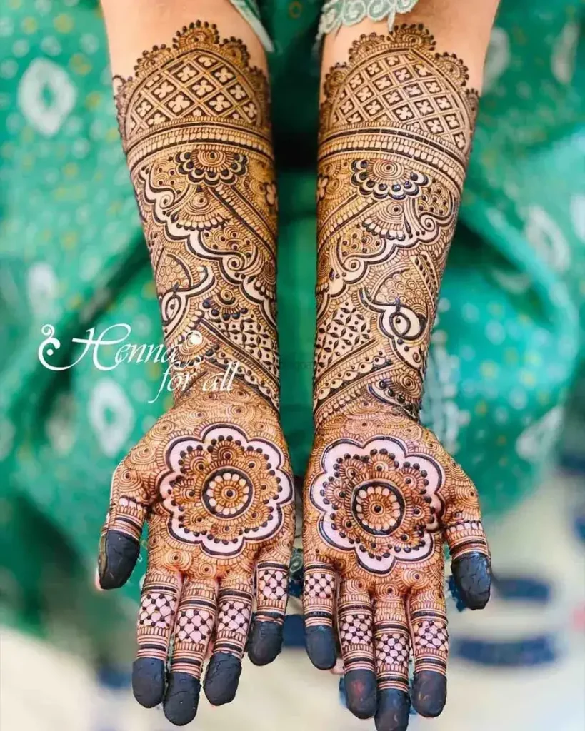 Full Hand Mehndi Design