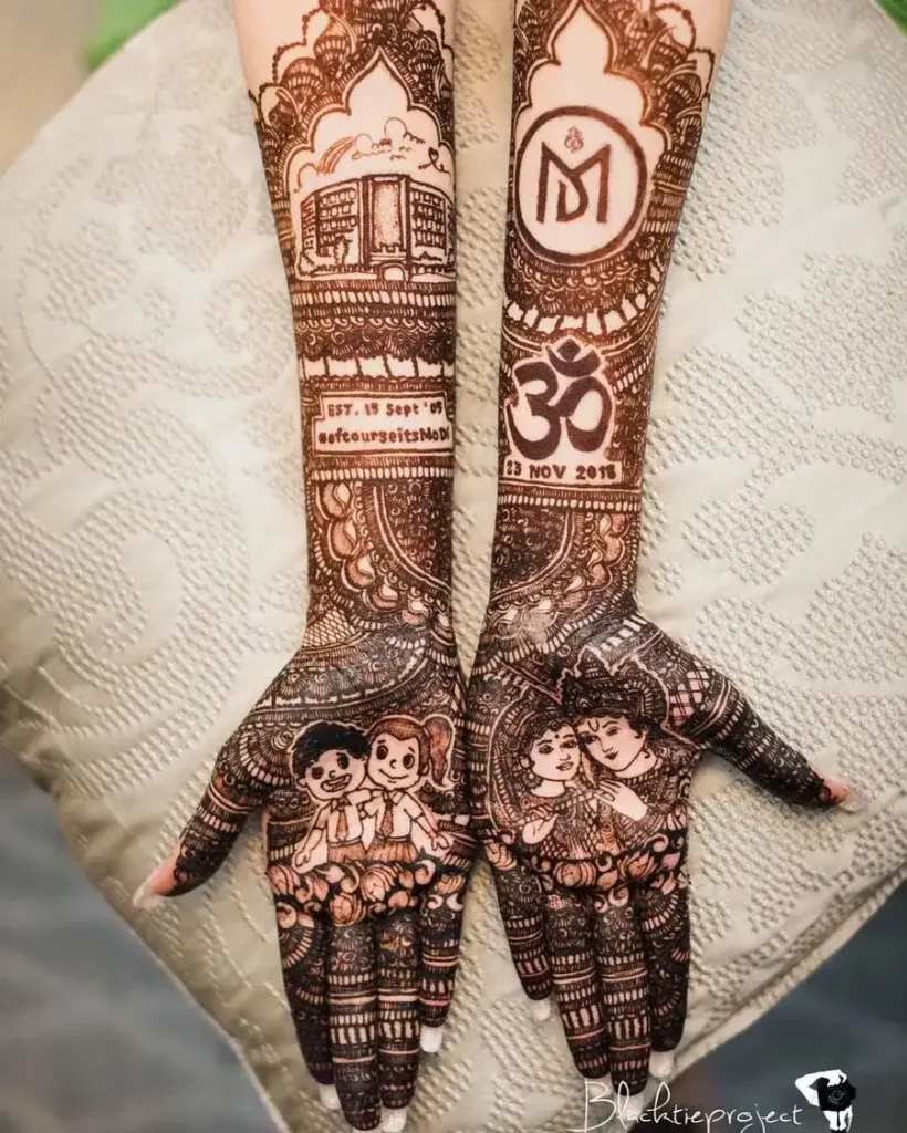 Full Hand Mehndi Design