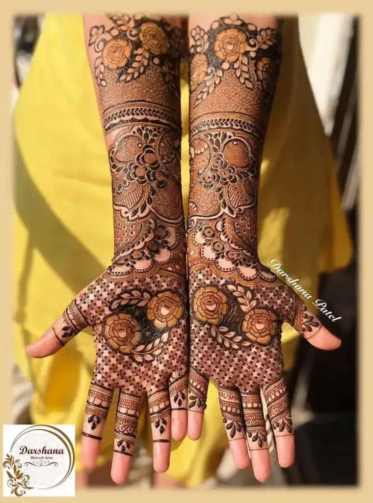 Full Hand Mehndi Design