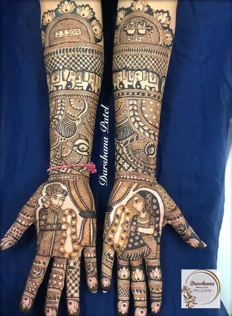 Full Hand Mehndi Design