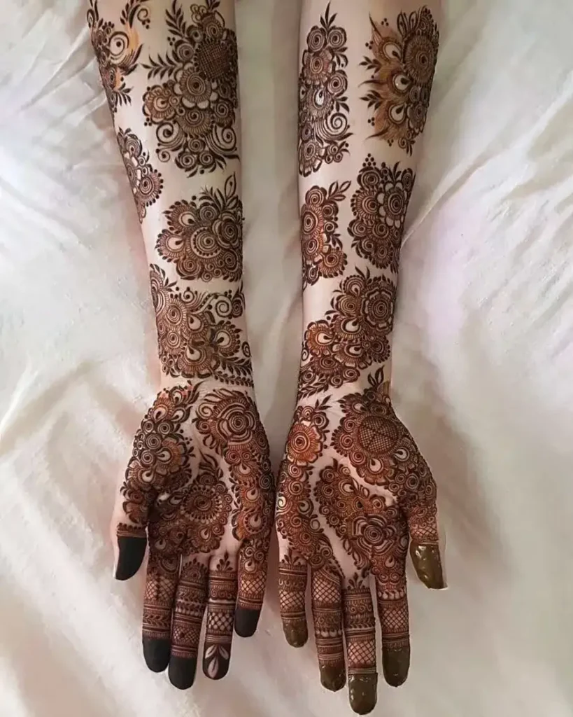 Full Hand Mehndi Design