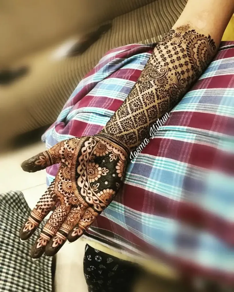 Full Hand Mehndi Design