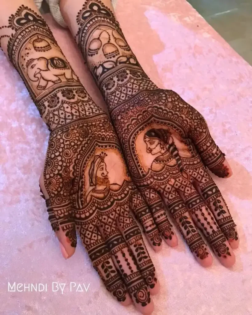 Full Hand Mehndi Design