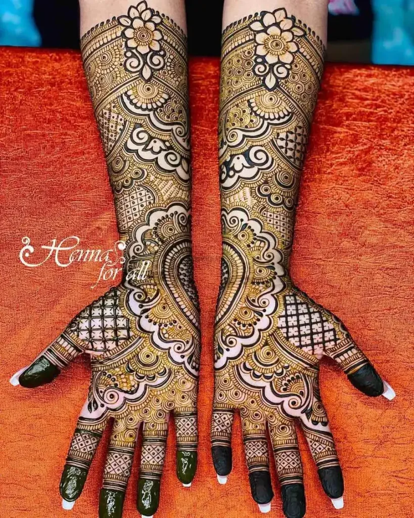 Full Hand Mehndi Design