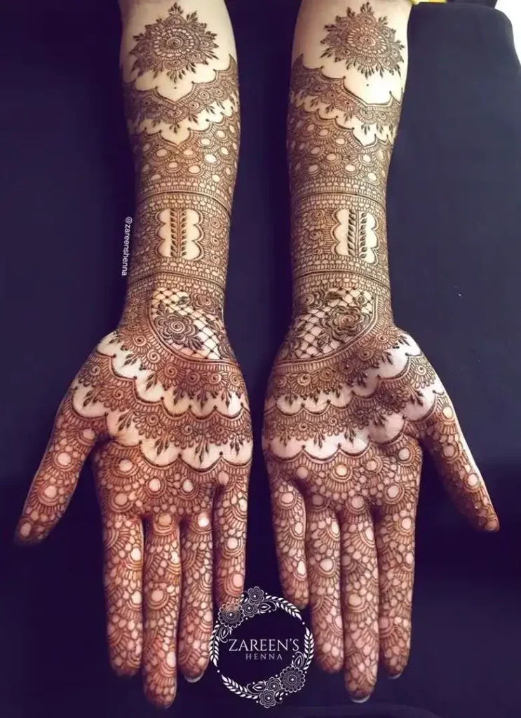 Full Hand Mehndi Design